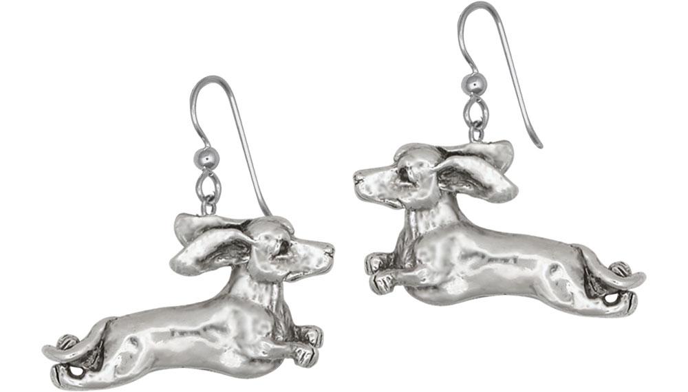 Dachshund Charms Dachshund Earrings Sterling Silver Dog Jewelry Dachshund jewelry
