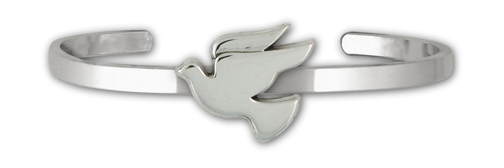 Dove Charms Dove Bracelet Sterling Silver Dove Jewelry Dove jewelry