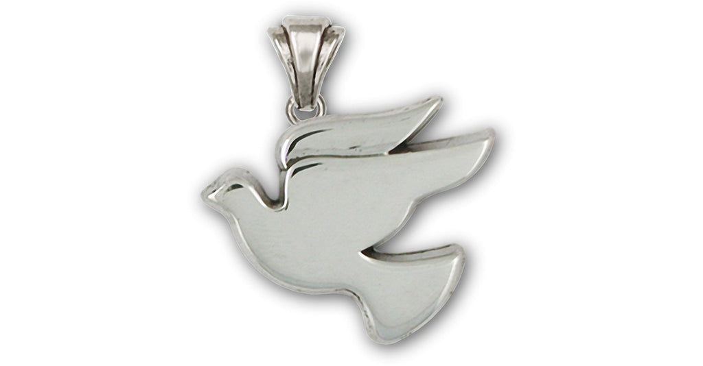 Dove Charms Dove Pendant Sterling Silver Dove Jewelry Dove jewelry