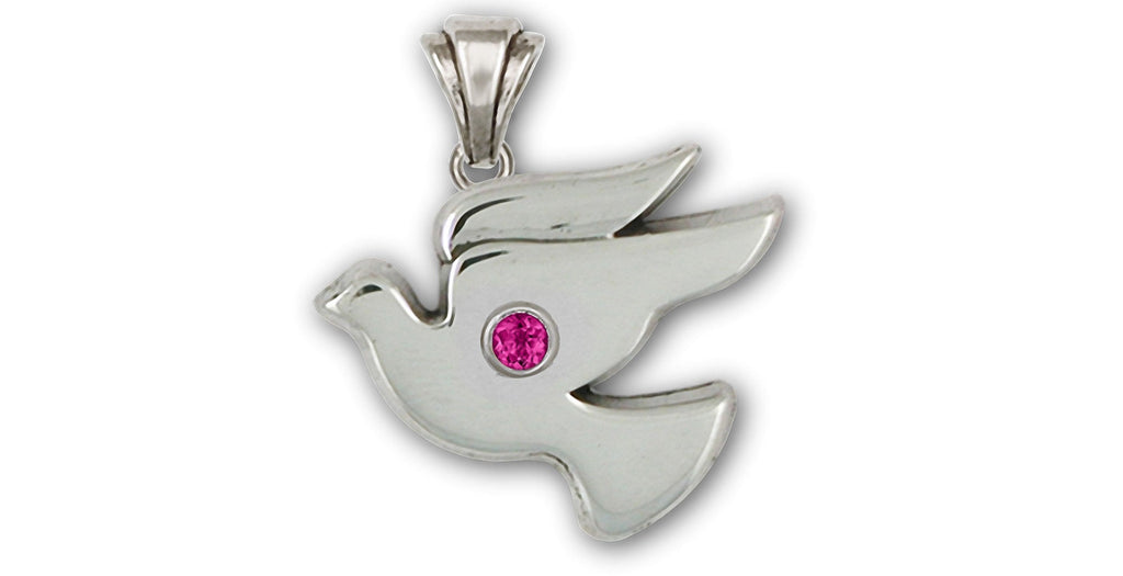 Dove Charms Dove Pendant Sterling Silver Dove Jewelry Dove jewelry