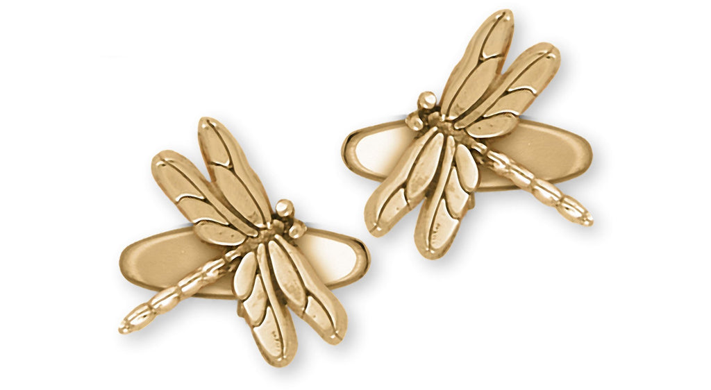 Dragonfly Charms Dragonfly Cufflinks 14k Gold Dragonfly Jewelry Dragonfly jewelry