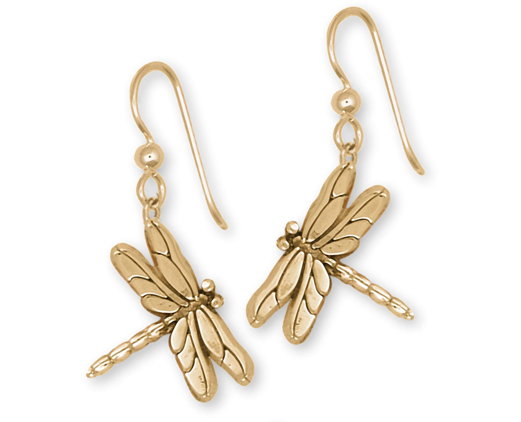 Dragonfly Charms Dragonfly Earrings Gold Vermeil Dragonfly Jewelry Dragonfly jewelry