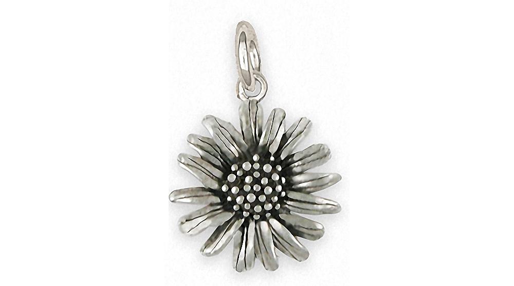Daisy Charms Daisy Charm Sterling Silver Flower Jewelry Daisy jewelry