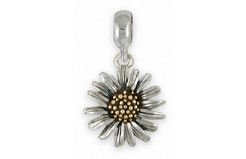 Daisy Charms Daisy Charm Slide Gold Vermeil Flower Jewelry Daisy jewelry