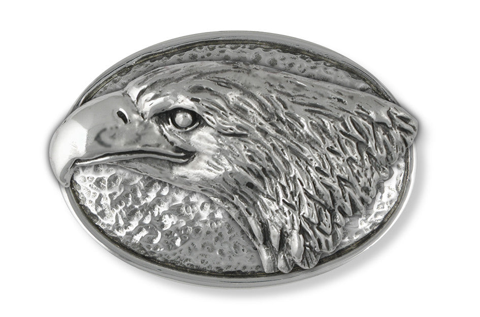 Eagle Belt Buckle Handmade Sterling Silver Wildlife Jewelry EG3-BK