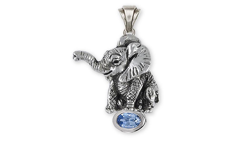 Elephant Charms Elephant Pendant Sterling Silver Wildlife Jewelry Elephant jewelry