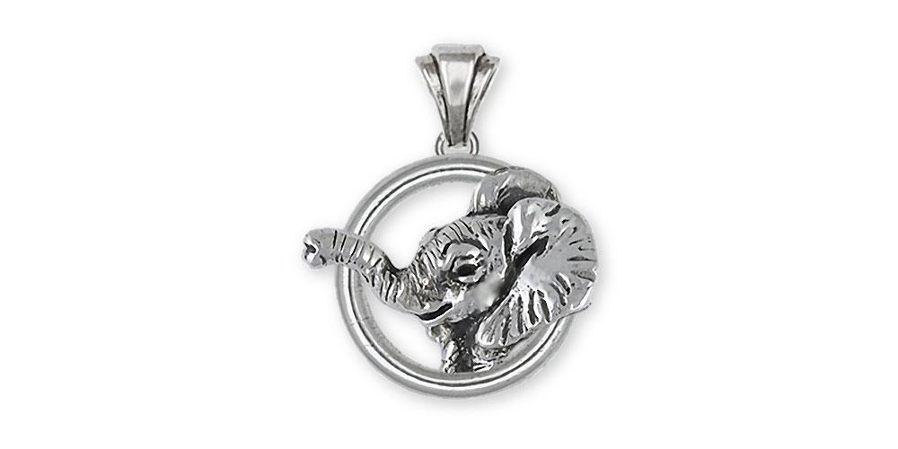 Elephant Charms Elephant Pendant Sterling Silver Wildlife Jewelry Elephant jewelry