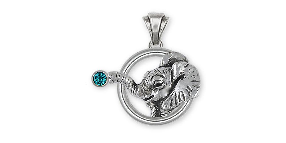 Elephant Charms Elephant Pendant Sterling Silver Wildlife Jewelry Elephant jewelry