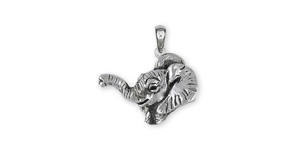 Elephant Charms Elephant Pendant Sterling Silver Wildlife Jewelry Elephant jewelry