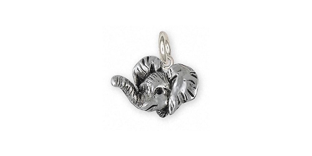 Elephant Charms Elephant Charm Sterling Silver Wildlife Jewelry Elephant jewelry