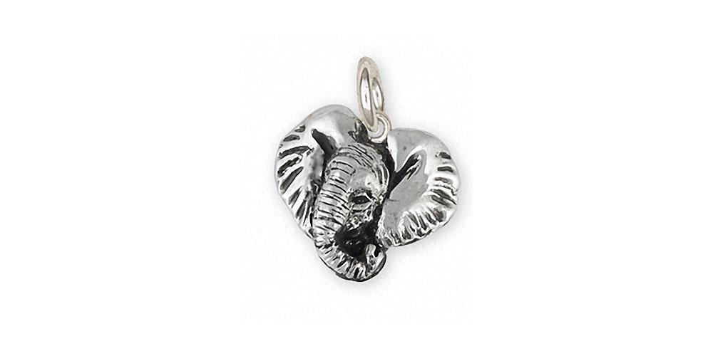 Elephant Charms Elephant Charm Sterling Silver Wildlife Jewelry Elephant jewelry