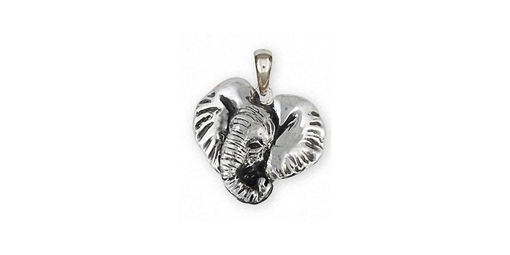 Elephant Charms Elephant Pendant Sterling Silver Wildlife Jewelry Elephant jewelry