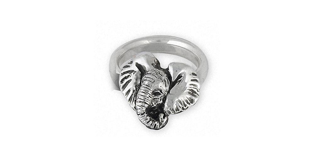 Elephant Charms Elephant Ring Sterling Silver Wildlife Jewelry Elephant jewelry