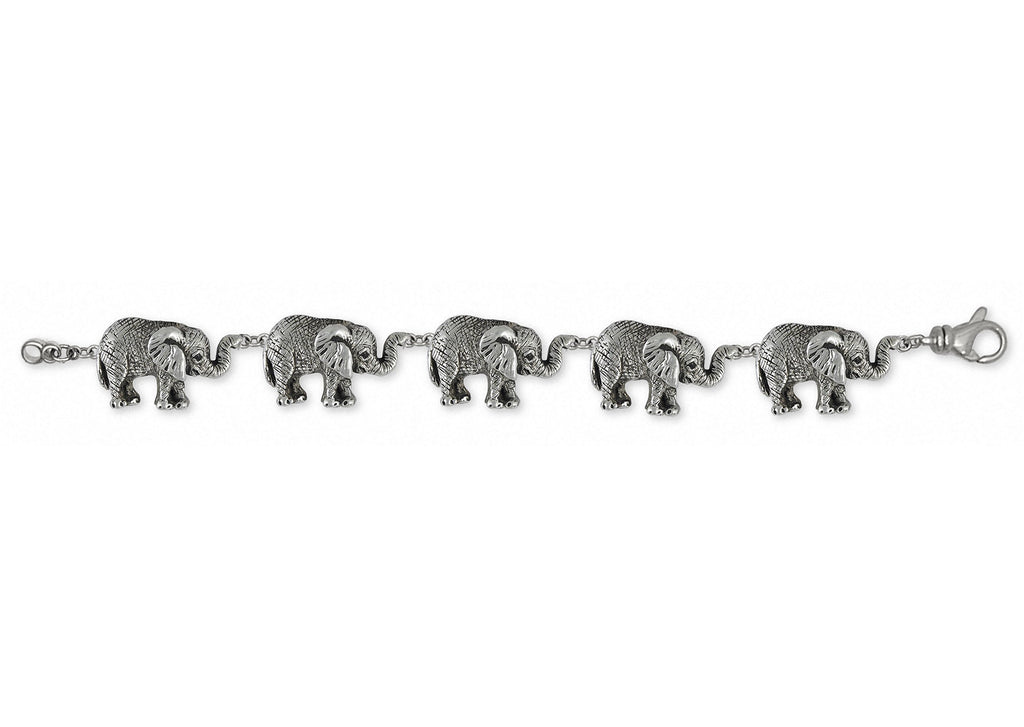 Elephant Charms Elephant Bracelet Sterling Silver Wildlife Jewelry Elephant jewelry