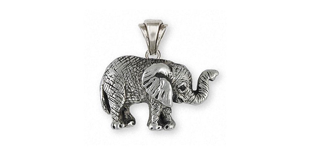 Elephant Charms Elephant Pendant Sterling Silver Wildlife Jewelry Elephant jewelry