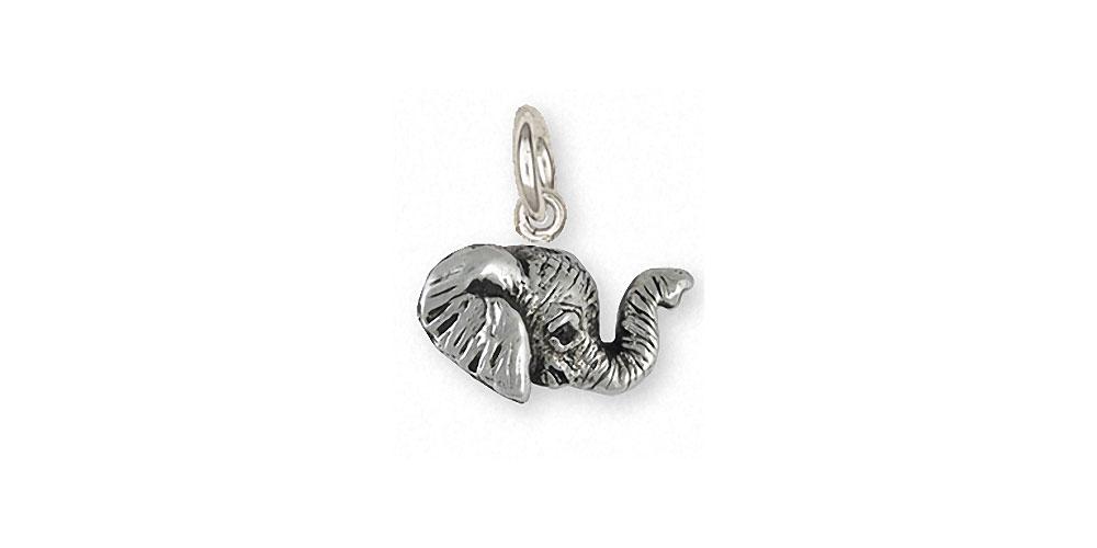 Elephant Charms Elephant Charm Sterling Silver Wildlife Jewelry Elephant jewelry