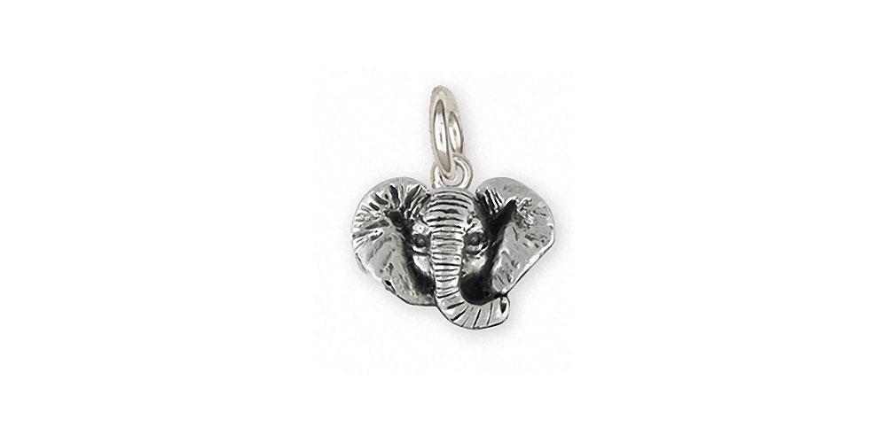 Elephant Charms Elephant Charm Sterling Silver Wildlife Jewelry Elephant jewelry