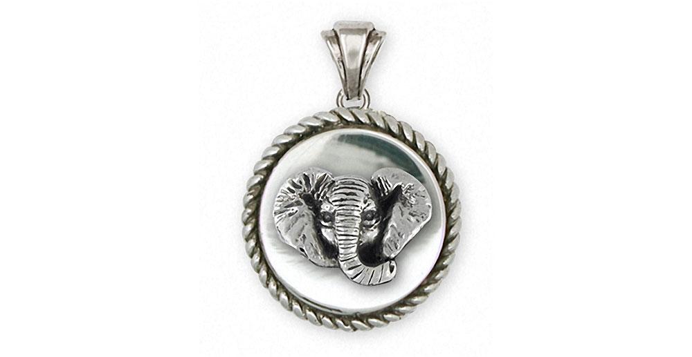 Elephant Charms Elephant Pendant Sterling Silver Wildlife Jewelry Elephant jewelry