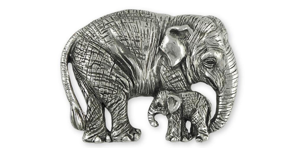 Elephant And Baby Charms Elephant And Baby Pendant Sterling Silver Wildlife Jewelry Elephant And Baby jewelry
