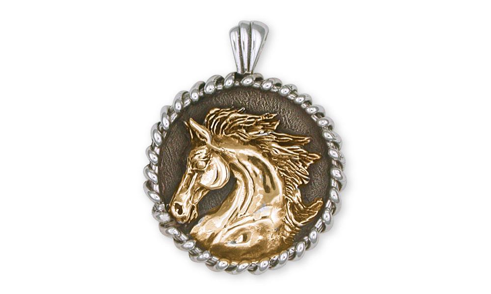 Horse Charms Horse Pendant Gold Vermeil Horse Jewelry Horse jewelry