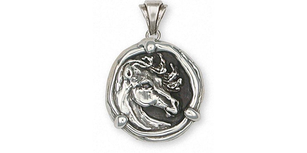 Horse Charms Horse Pendant Sterling Silver Horse Jewelry Horse jewelry