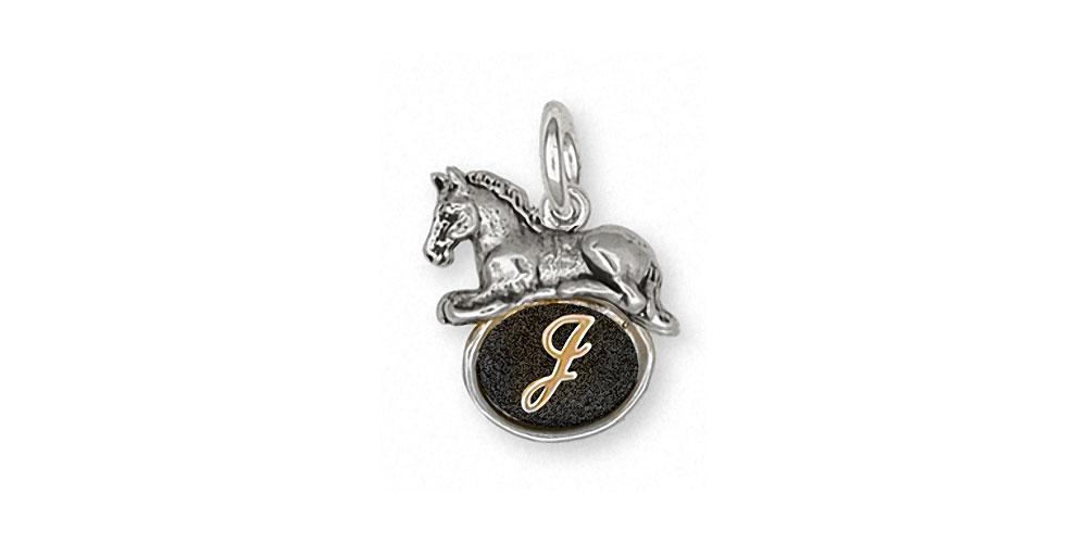 Horse Charms Horse Charm Silver And Gold Horse Jewelry Horse jewelry