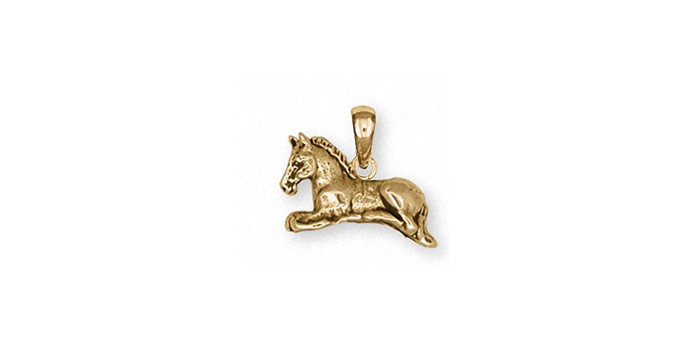 Horse Charms Horse Pendant 14k Gold Horse Jewelry Horse jewelry