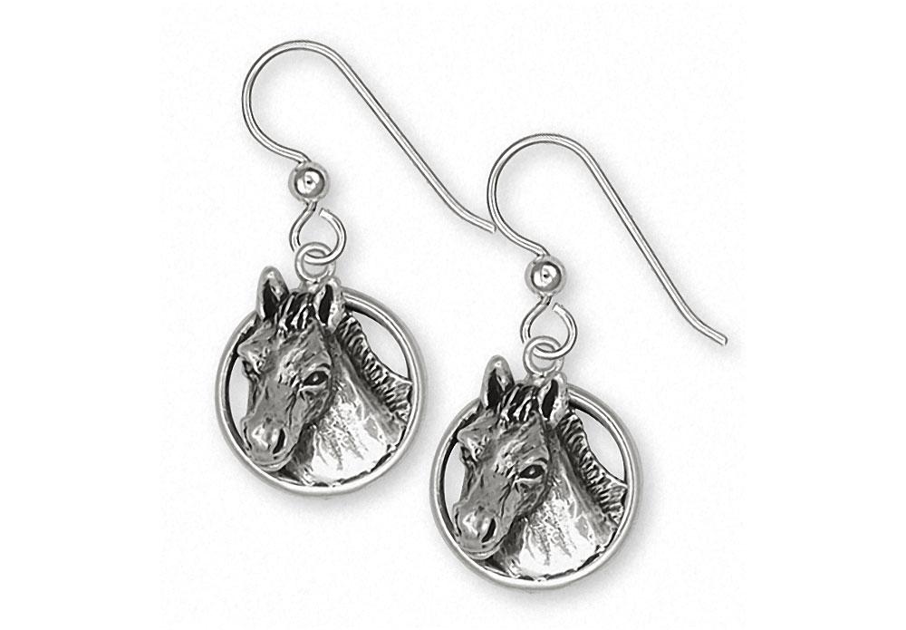 Horse Charms Horse Earrings Sterling Silver Horse Jewelry Horse jewelry