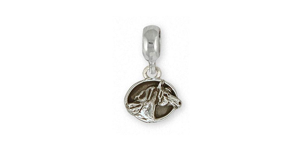 Horse Charms Horse Charm Slide Sterling Silver Horse Jewelry Horse jewelry