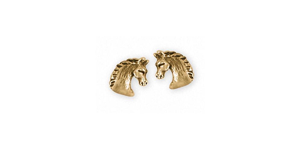 Horse Charms Horse Earrings 14k Gold Horse Jewelry Horse jewelry