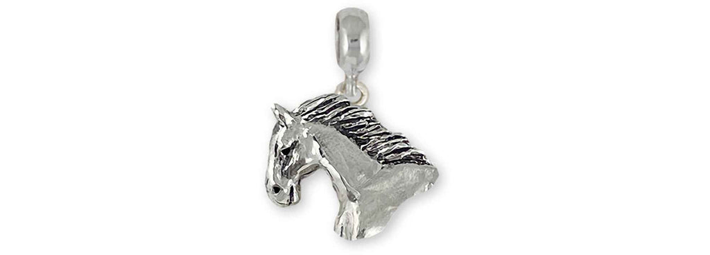 Clydesdale  Charms Clydesdale  Charm Slide Sterling Silver Draft Horse Jewelry Clydesdale  jewelry