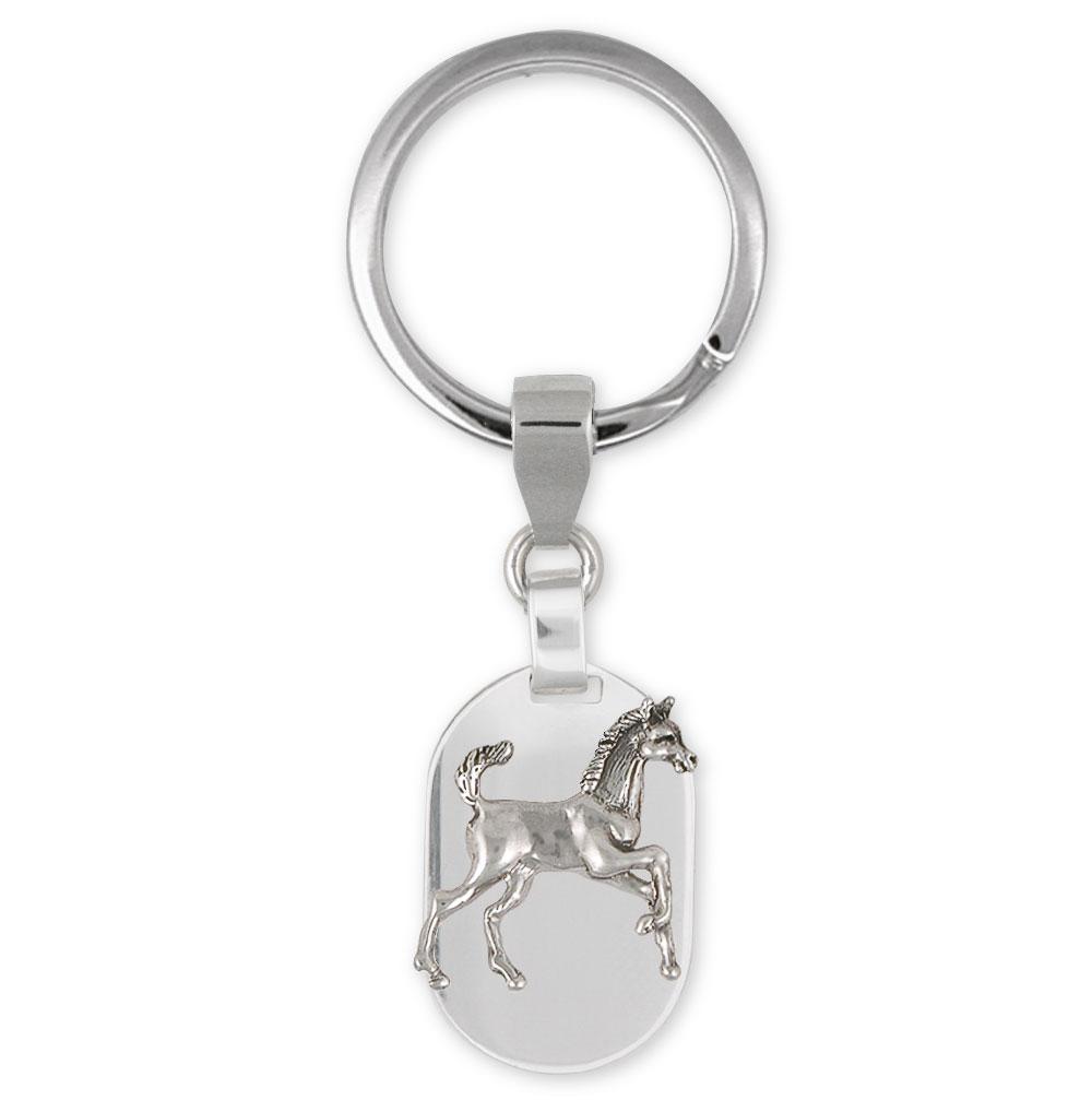 Horse Charms Horse Key Ring Sterling Silver Horse Jewelry Horse jewelry