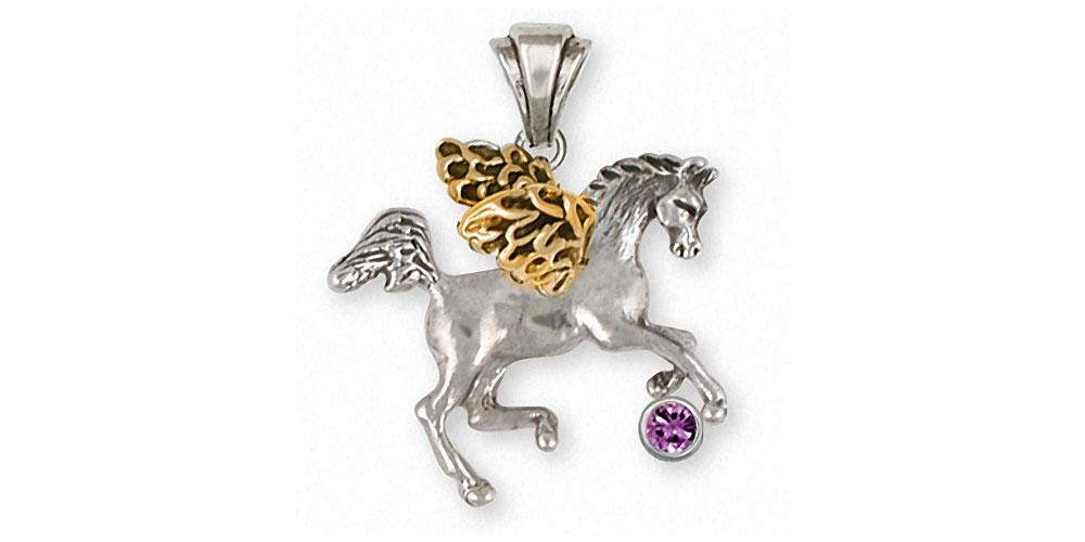 Horse Charms Horse Pendant Silver And Gold Horse Jewelry Horse jewelry