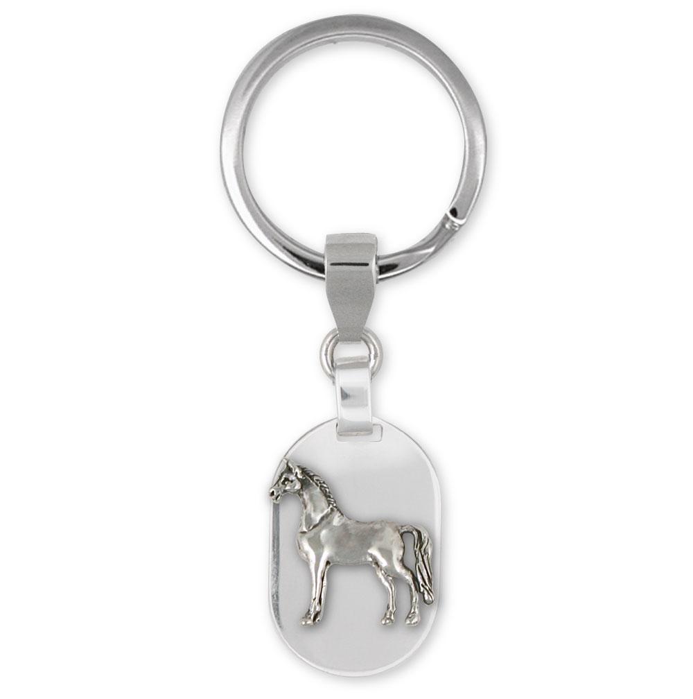 Horse Charms Horse Key Ring Sterling Silver Horse Jewelry Horse jewelry