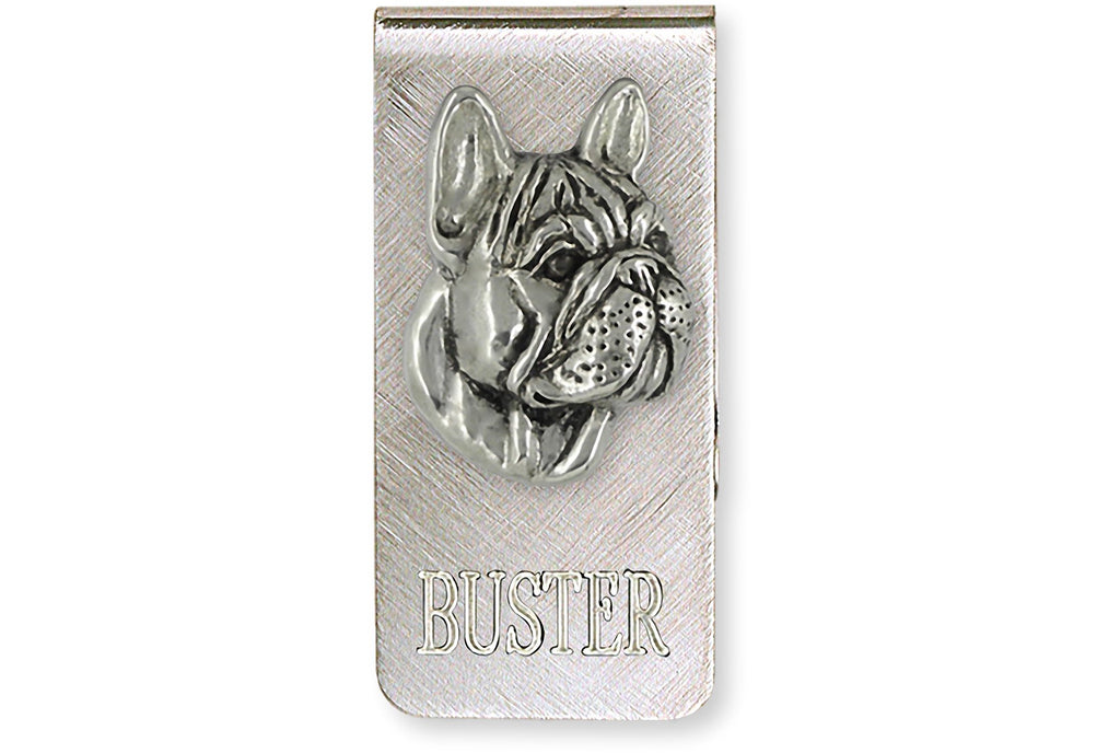 French Bulldog Charms French Bulldog Money Clip Sterling Silver And Stainless Steel Frenchie Jewelry French Bulldog jewelry