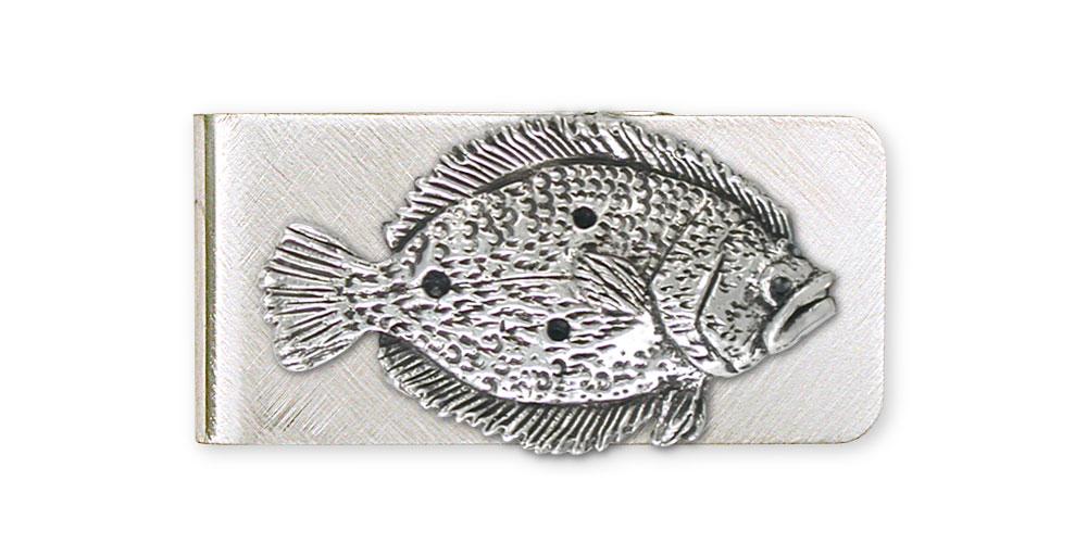 Flounder Charms Flounder Money Clip Sterling Silver Fish Jewelry Flounder jewelry