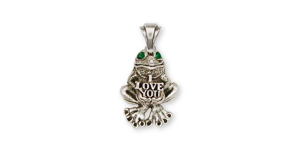 Frog Charms Frog Pendant Sterling Silver Frog Jewelry Frog jewelry