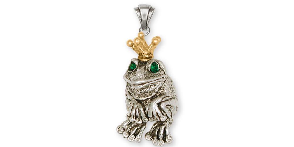 Frog Charms Frog Pendant Silver And Gold Frog Jewelry Frog jewelry