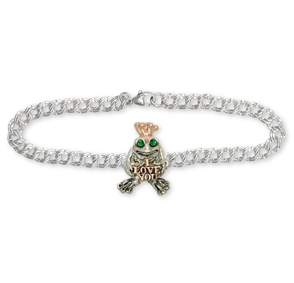Frog Charms Frog Bracelet Silver And Gold Frog Jewelry Frog jewelry