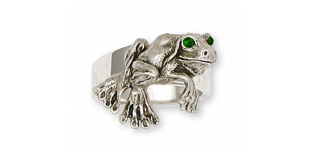 Frog  Charms Frog  Ring Sterling Silver Frog Jewelry Frog  jewelry