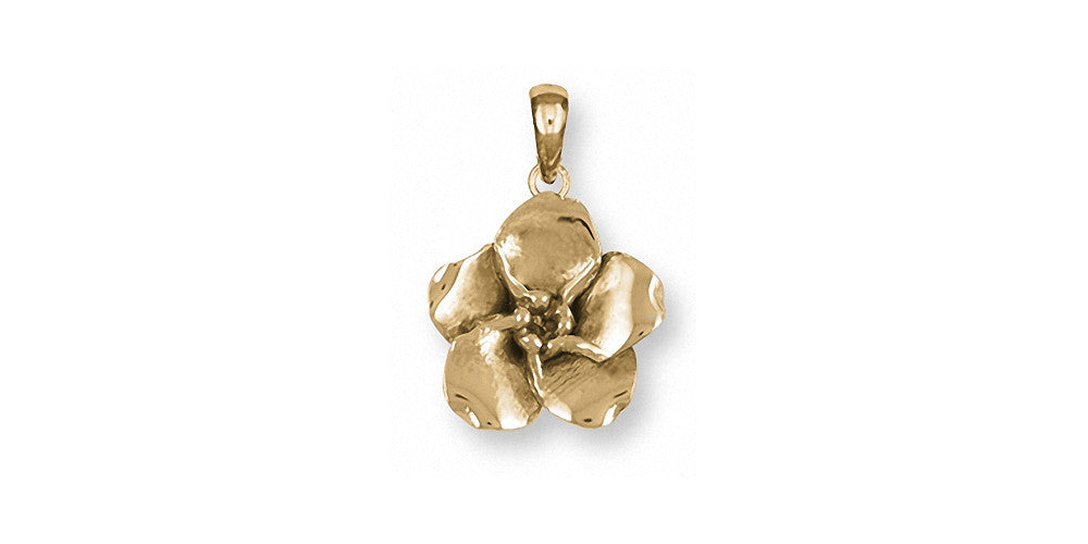 Forget Me Not Charms Forget Me Not Pendant 14k Gold Flower Jewelry Forget Me Not jewelry
