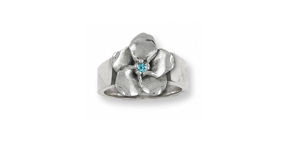 Forget Me Not Charms Forget Me Not Ring Sterling Silver Flower Jewelry Forget Me Not jewelry