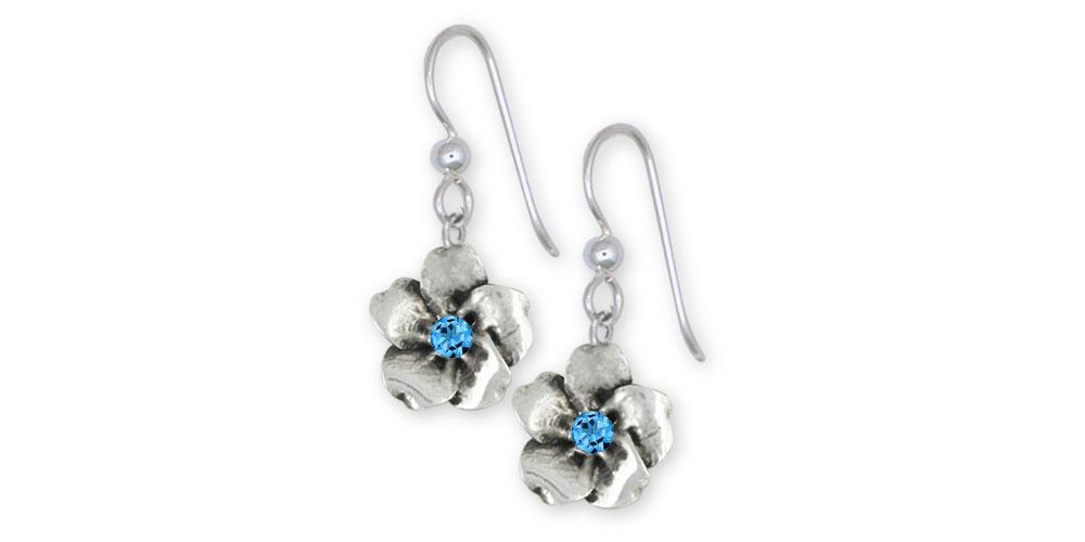 Forget Me Not Charms Forget Me Not Earrings Sterling Silver Forget Me Not Birthstone Jewelry Forget Me Not jewelry