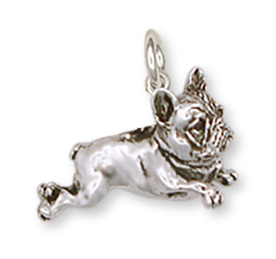 French Bulldog Charm Handmade Sterling Silver Dog Jewelry FR1-C