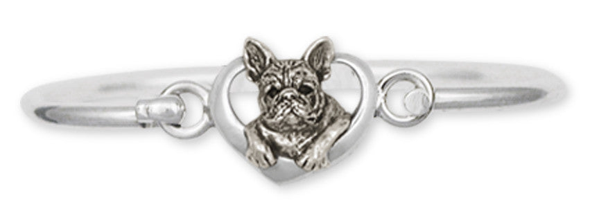 French Bulldog Bracelet Handmade Sterling Silver Dog Jewelry FR10-HB