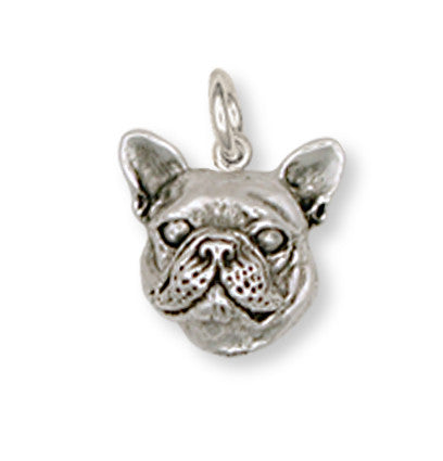 French Bulldog Charm Handmade Sterling Silver Dog Jewelry FR11-C