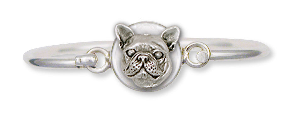 French Bulldog Bracelet Handmade Sterling Silver Dog Jewelry FR11-HB
