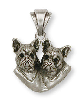 French Bulldog Pendant Handmade Sterling Silver Dog Jewelry FR14-P