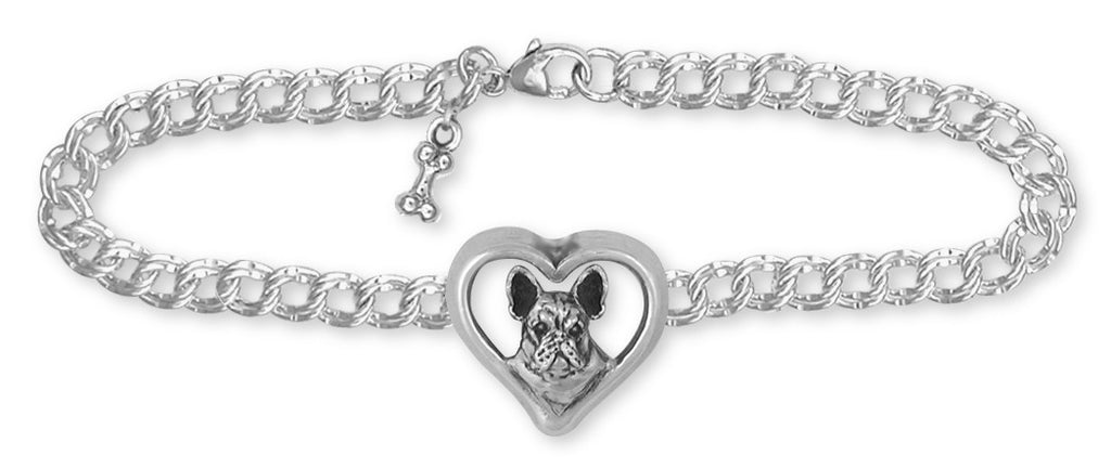 French Bulldog Bracelet Handmade Sterling Silver Dog Jewelry FR20-B