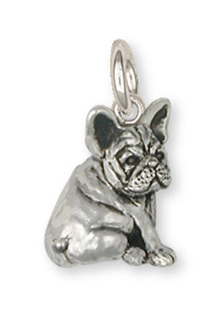 French Bulldog Charm Handmade Sterling Silver Dog Jewelry FR21-C